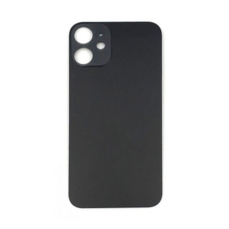 Back Glass Black No Logo for iPhone 12 (Aftermarket Premium) - Wholesale phone repair part from Skyline Mobile NZ
